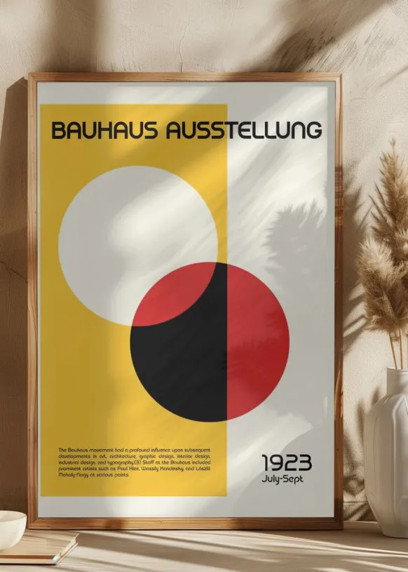 Bauhaus Ausstellung Poster (21x29.7 cm (A4))