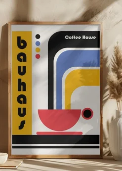 Bauhaus Coffee House Poster (21x29.7 cm (A4))
