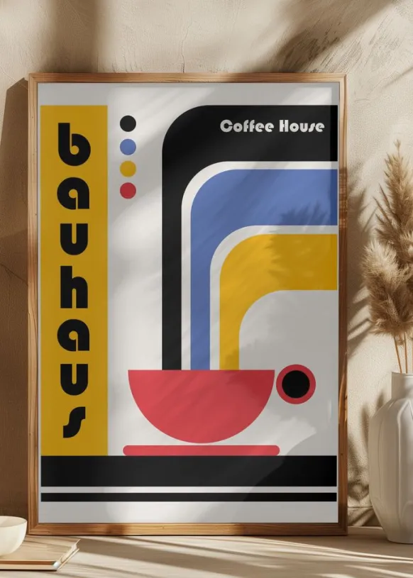 Bauhaus Coffee House Poster (21x29.7 cm (A4))