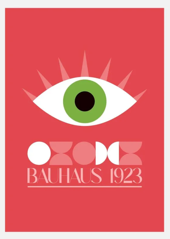 Bauhaus Goz Canvastavla (30x40 cm)