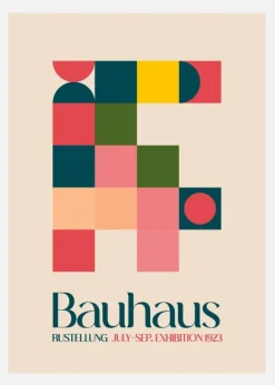Bauhaus Kutular Canvastavla (30x40 cm)