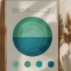 Bauhaus Mavi Daire Poster (21x29.7 cm (A4))