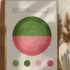 Bauhaus Yesil Daire Poster (21x29.7 cm (A4))