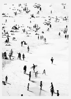 Beach Silhouettes Canvastavla (30x40 cm)