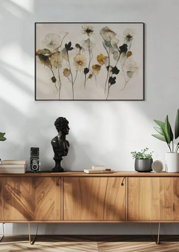 Beautiful Dry Flowers Poster (21x29.7 cm (A4))