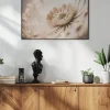 Beige Coral Flower Poster (21x29.7 cm (A4))