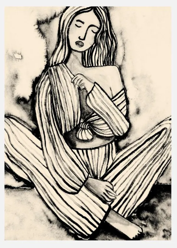 Being Myself Canvastavla (30x40 cm)
