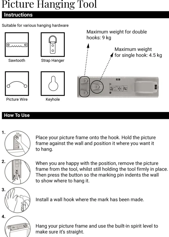 BGA Picture Hanging Tool