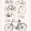 Bicyclettes Canvastavla (30x40 cm)