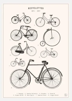 Bicyclettes Canvastavla (30x40 cm)