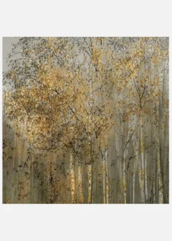 Birch Impression Canvastavla (30x30 cm)