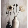 Black And White Ceramic No 1 Canvastavla (30x40 cm)