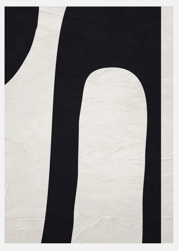 Black Lines Canvastavla (30x40 cm)