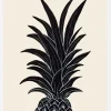 Black Pineapple Canvastavla (30x40 cm)