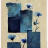 Blocks And Flowers Poster (21x29.7 cm (A4))