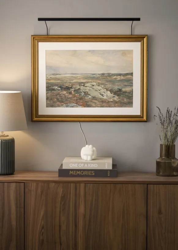 BLP 117 tavelbelysning 65 cm - Svart