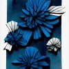 Blue Blossoms Canvastavla (30x40 cm)