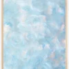 Blue cotton wool Poster (21x29.7 cm (A4))