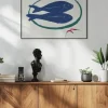 Blue fishes still life Poster (21x29.7 cm (A4))