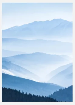 Blue Mountain Canvastavla (30x40 cm)
