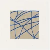 Blue Web Dance Canvastavla (30x30 cm)