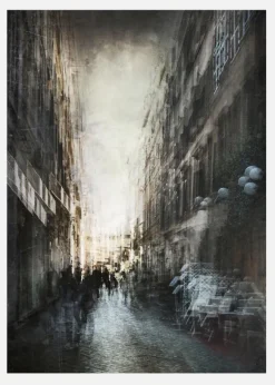 Blury Street Canvastavla (30x40 cm)