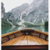 Boat In The Loch Canvastavla (30x40 cm)