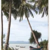 Boats In Thailand Canvastavla (30x40 cm)
