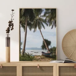 Boats In Thailand Poster (21x29.7 cm (A4))
