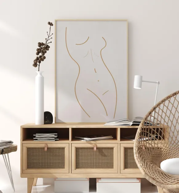 Body Lines IV Poster (21x29.7 cm (A4))