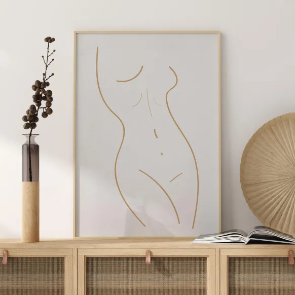 Body Lines IV Poster (21x29.7 cm (A4))