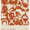 Body Of Work (terracotta) Canvastavla (30x40 cm)