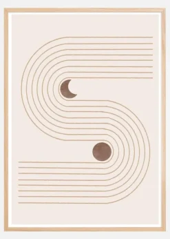 Boho Arch Poster (21x29.7 cm (A4))
