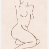 Bohonewart Female Canvastavla (30x40 cm)