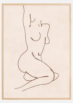 Bohonewart Female Poster (21x29.7 cm (A4))