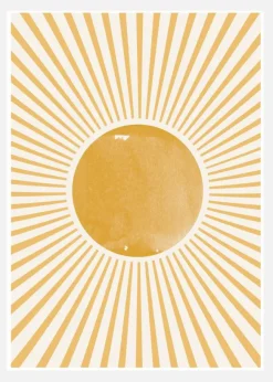 Boho Sun Canvastavla (30x40 cm)