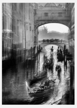 Bridge Of Venice Canvastavla (30x40 cm)