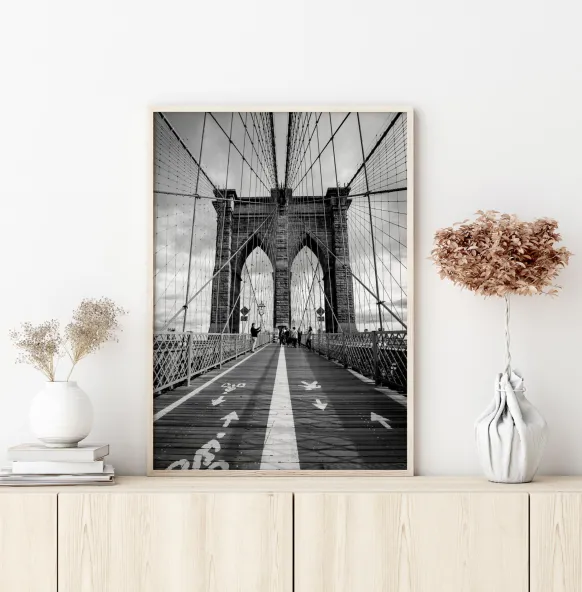Brooklyn Bridge Poster (21x29.7 cm (A4))