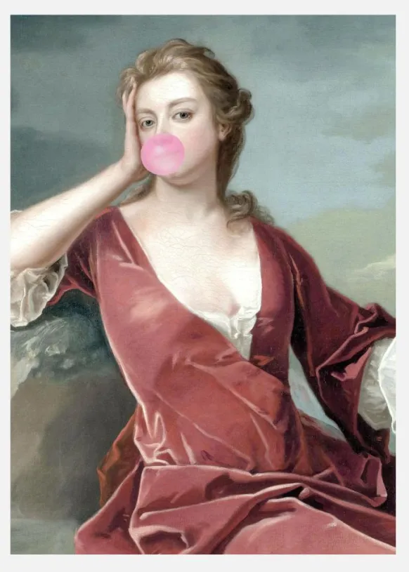 Bubblegumduchess4 Ratioiso Canvastavla (30x40 cm)