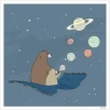Bubbles Canvastavla (30x30 cm)