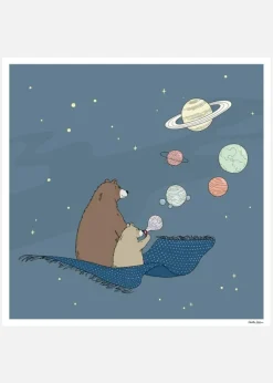 Bubbles Canvastavla (30x30 cm)