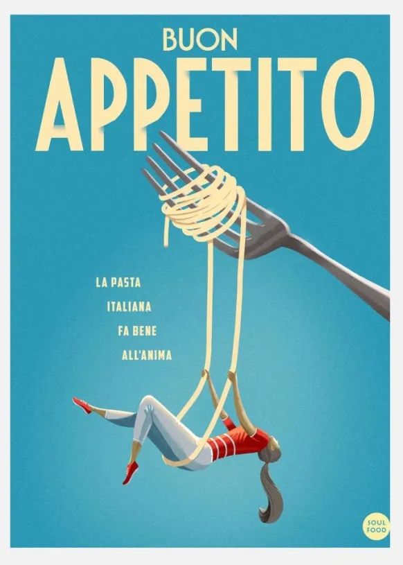 Buon Appetito Canvastavla (30x40 cm)