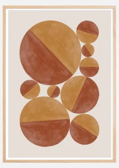 Burnt Orange Bols Poster (21x29.7 cm (A4))
