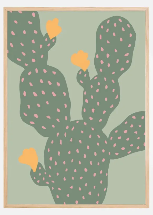 Cactus Green Poster (21x29.7 cm (A4))