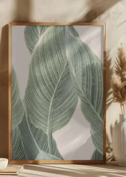 Calla Leaf Poster (21x29.7 cm (A4))
