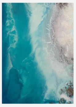 Calming Sea -ocean Drift Canvastavla (30x40 cm)
