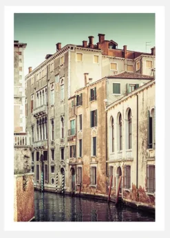 Canal In Venice Canvastavla (30x40 cm)