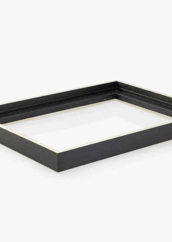 Canvasram Lexington Svart / Silver 50x50 cm