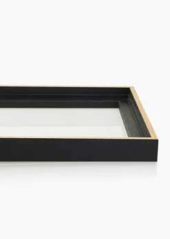 Canvasram Madison Svart / Guld 70x100 cm