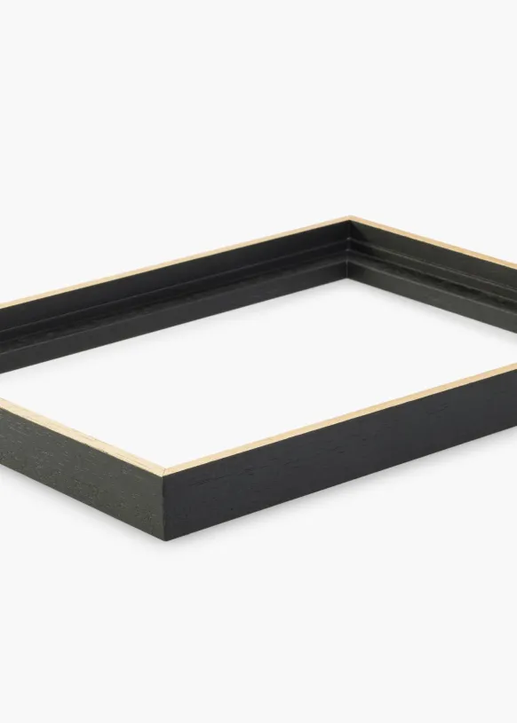 Canvasram Madison Svart / Guld 24x30 cm